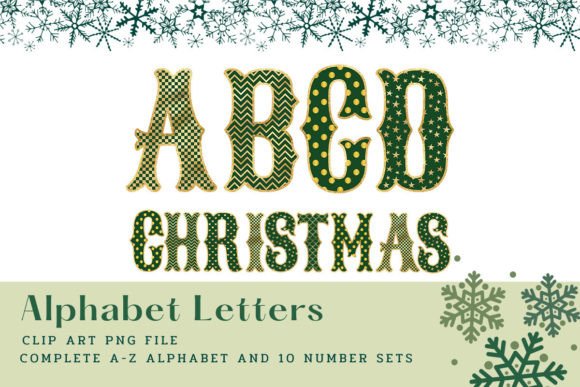 Christmas Alphabet Green Western Letters Review