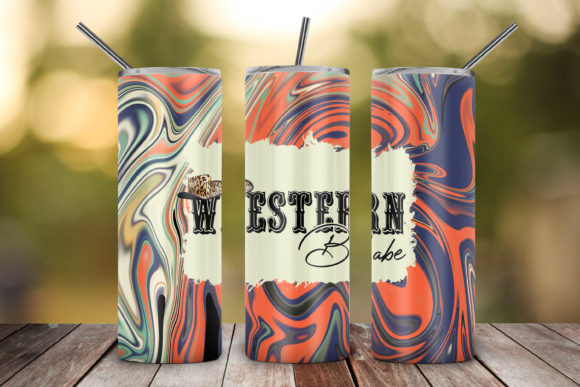 Western Babe 20Oz Skinny Tumbler PNG Review
