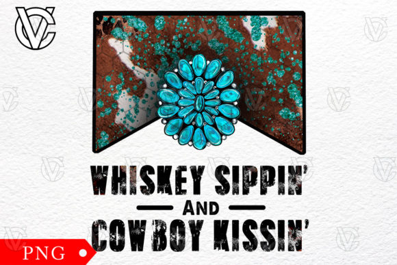 Whiskey Sippin’ Cowboy Kissin’ Png